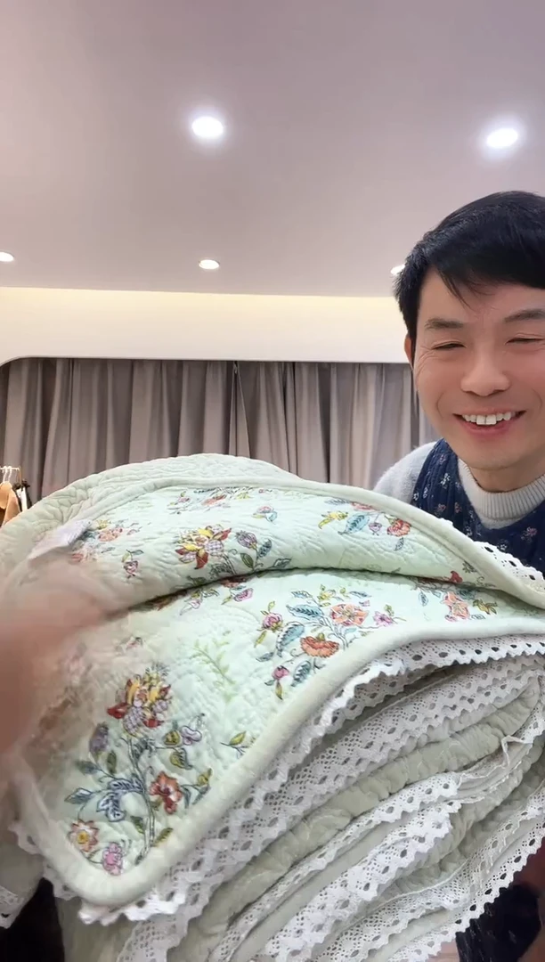 棉棉小*钟D08 三件套200*230果绿色