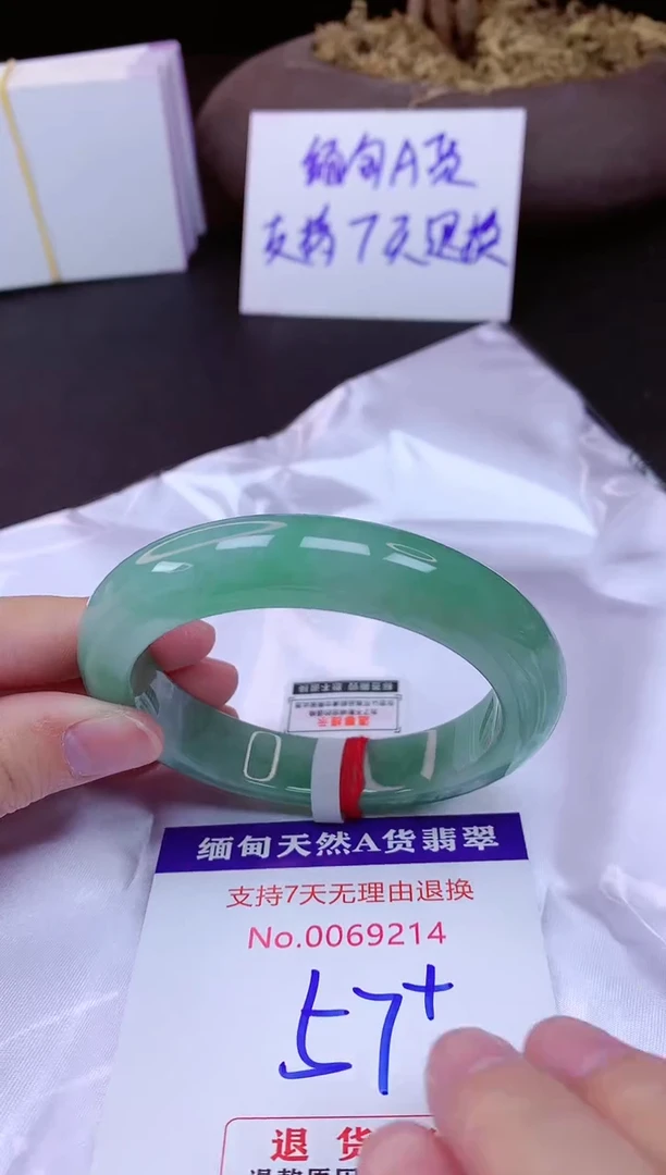 未镶嵌手镯翡翠57（7天无理由退换 ）