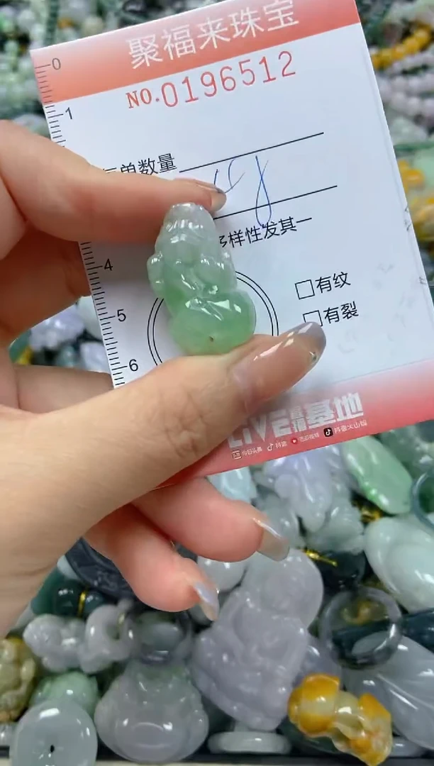 翡翠未镶嵌颈饰闪购0196512