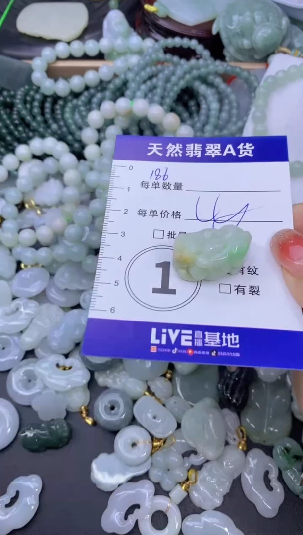颈饰未镶嵌翡翠天然翡翠A货批量多样性发一件