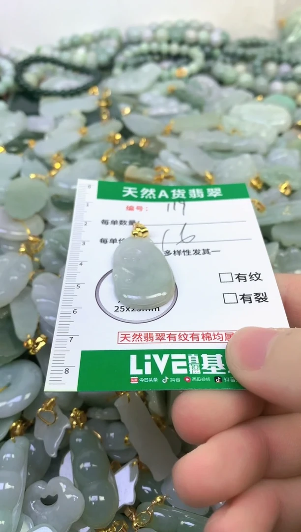 颈饰未镶嵌翡翠纯天然缅甸A货翡翠