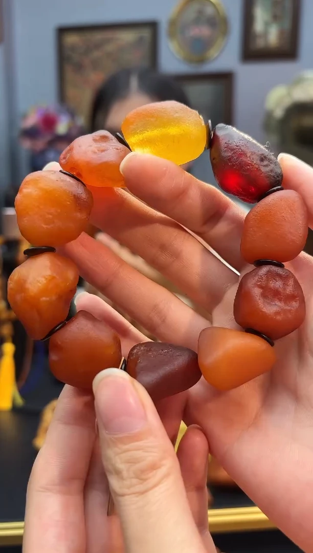 手串琥珀未镶嵌手串