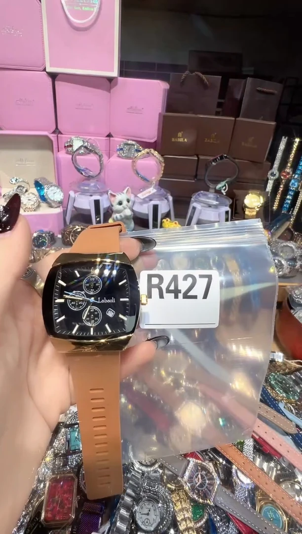 石英机芯不锈钢不锈钢鲨*?直播定闪专用