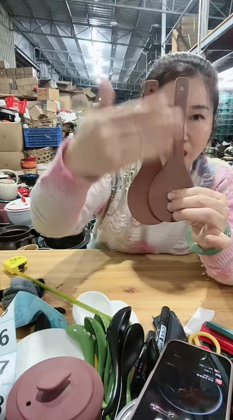 【闪购商品】大瑕疵紫砂饭勺两个