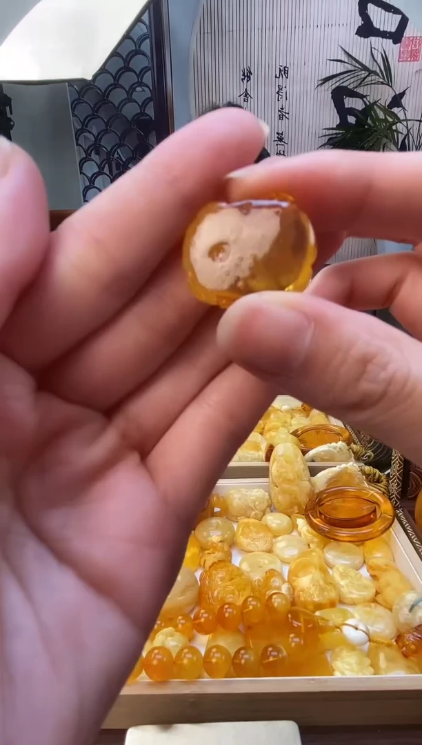 裸石琥珀未镶嵌天然琥珀蜜蜡
