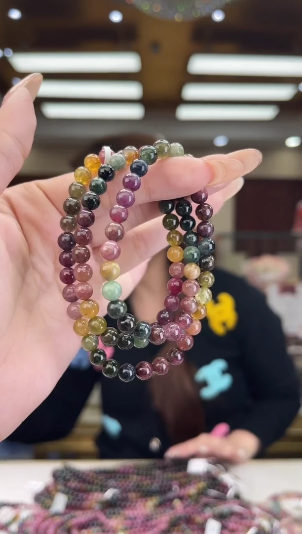 【闪购商品】碧玺/未镶嵌6mm+碧玺多圈多样性发货20