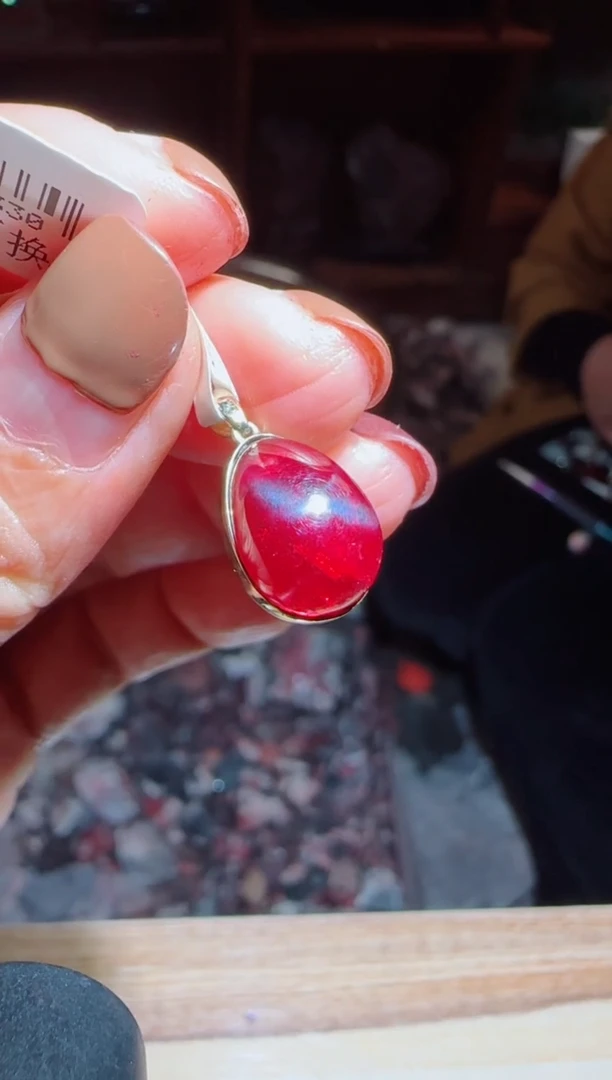 天然辰砂朱砂吊坠100