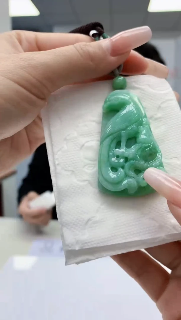 【闪购商品】定制翡翠未镶嵌5145lr-毛货挂件77