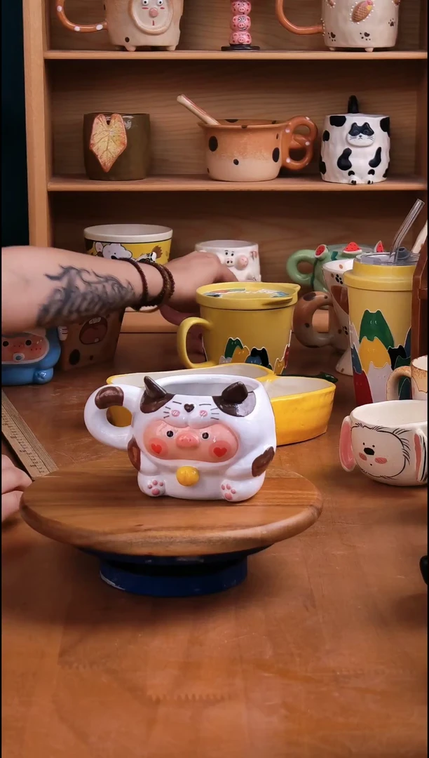 摆件陶景德镇原创手工陶瓷