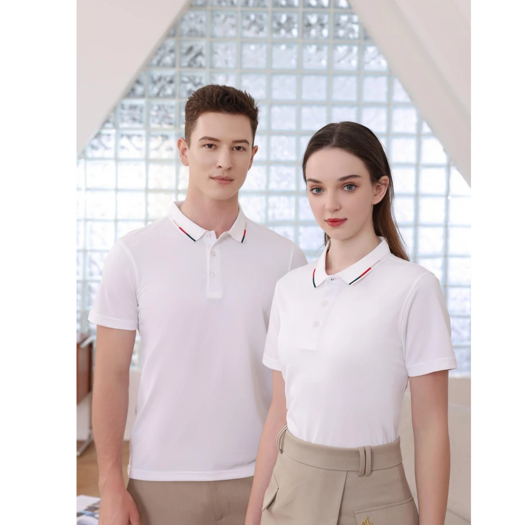 Mexican/稻草人t恤女夏季宽松大码翻领短袖polo衫定制印logo服
