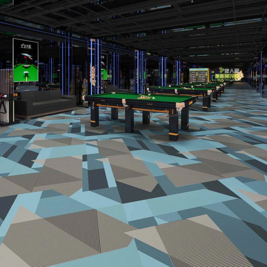 尼龙国标650克高端台球厅地毯酒店地毯商用满铺印花地毯铺地毯