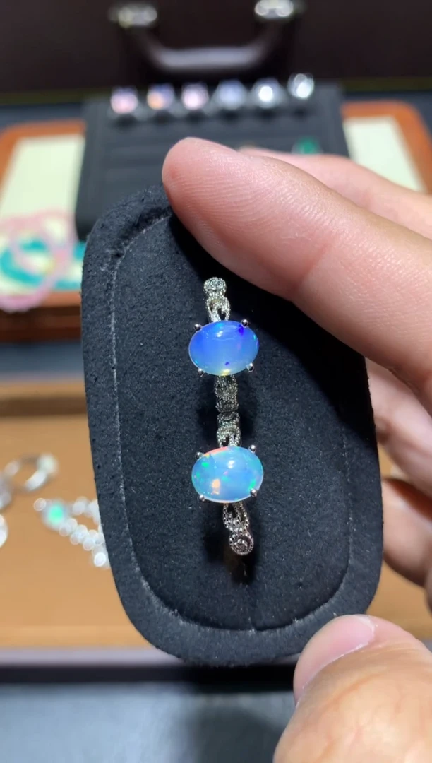 未镶嵌欧泊戒指W51【多样性发其一】