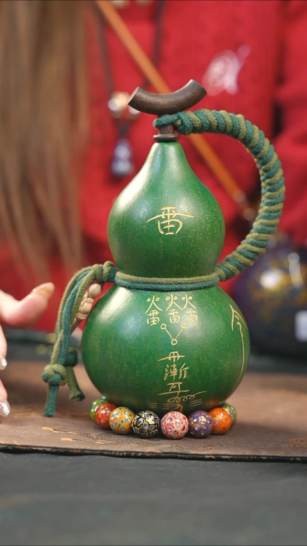 【闪购商品】WF224大漆酒葫芦不包手串及旋转底座