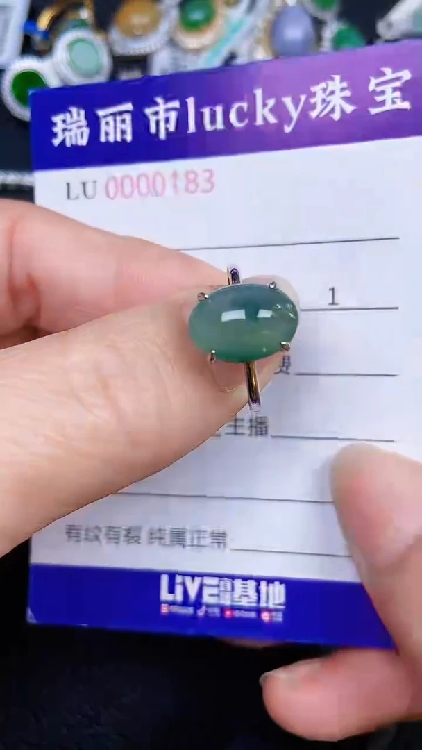 颈饰银S925镶嵌翡翠0183