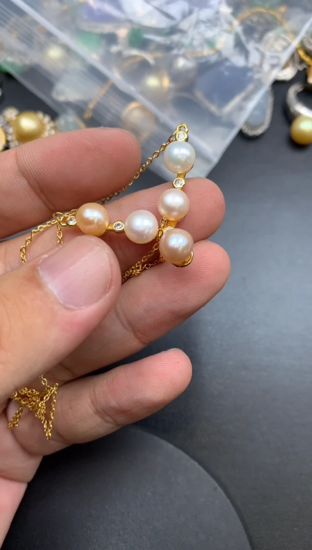 颈饰未镶嵌淡水珍珠丽*luck商品不退不换