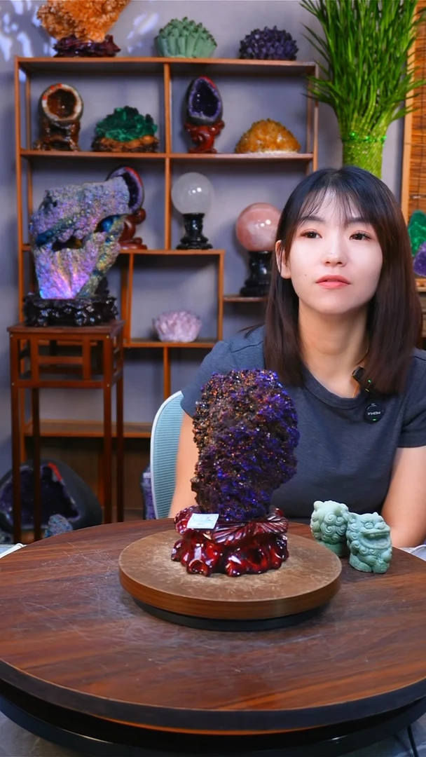 石材创意玄关装饰收藏级矿石观赏石