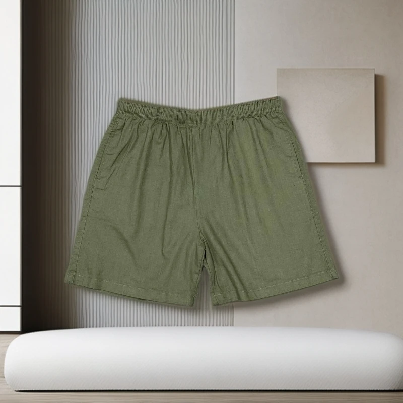 四分裤夏季全棉男女同款居家运动休闲必备短裤