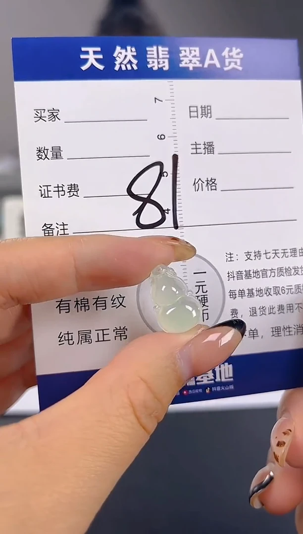 颈饰未镶嵌翡翠天然A货缅甸翡翠