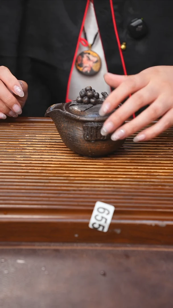 万古烧粗陶手工茶具