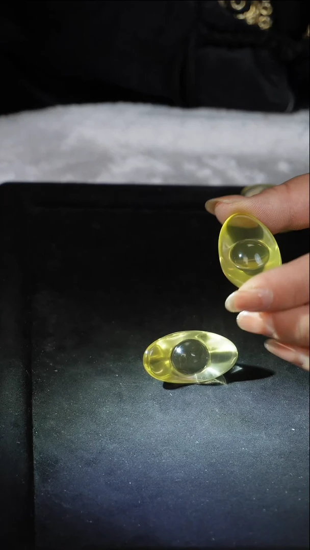 未镶嵌珠宝半成品水晶黄水晶元宝D667多样性发其一