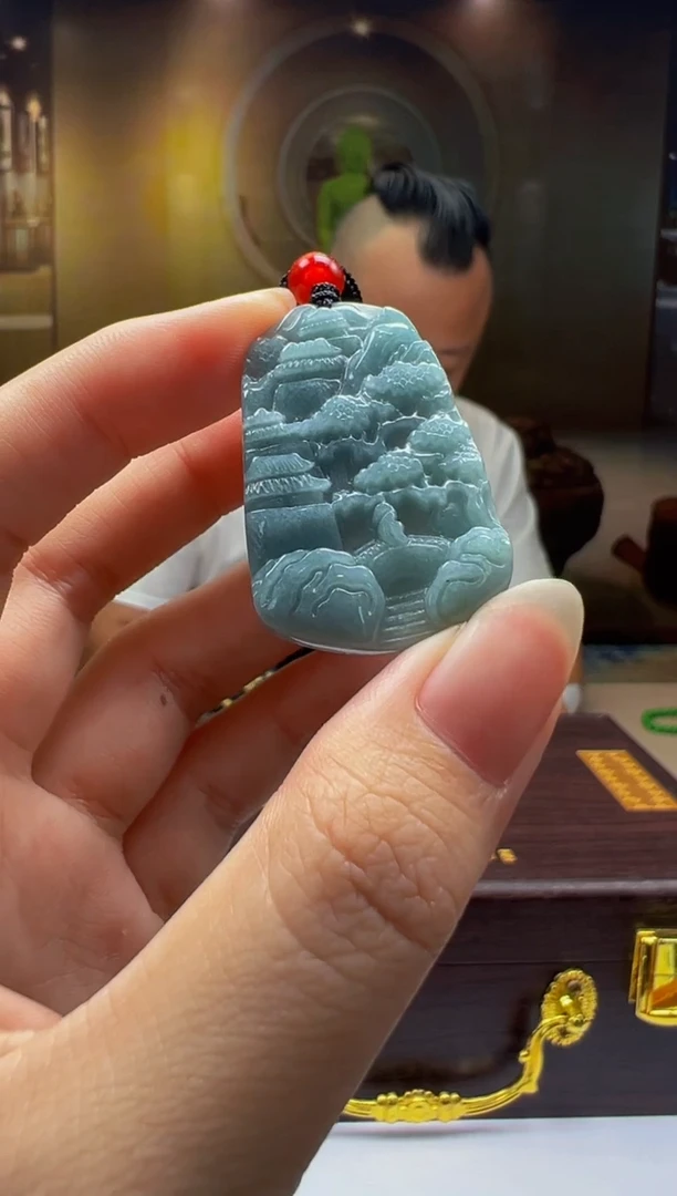 翡翠未镶嵌颈饰SY2025-7-15-36