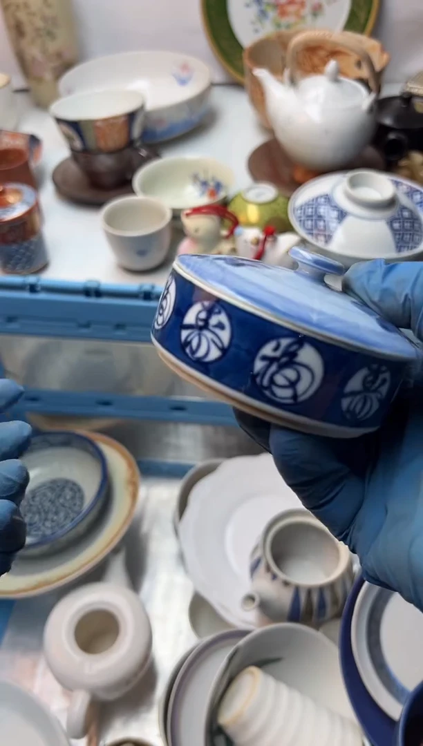 盖碗日**花全场满18包邮 新疆西藏不包邮