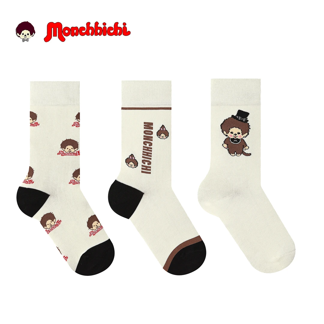 萌趣趣提花款女袜3双礼盒装