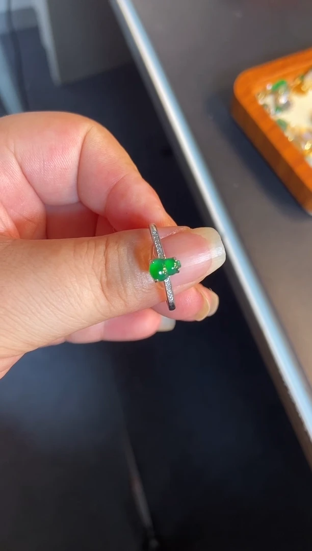 吊坠(不含链)银S925镶嵌翡翠1