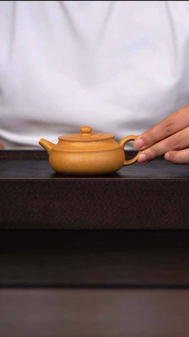 茶壶紫砂黄金段梵花