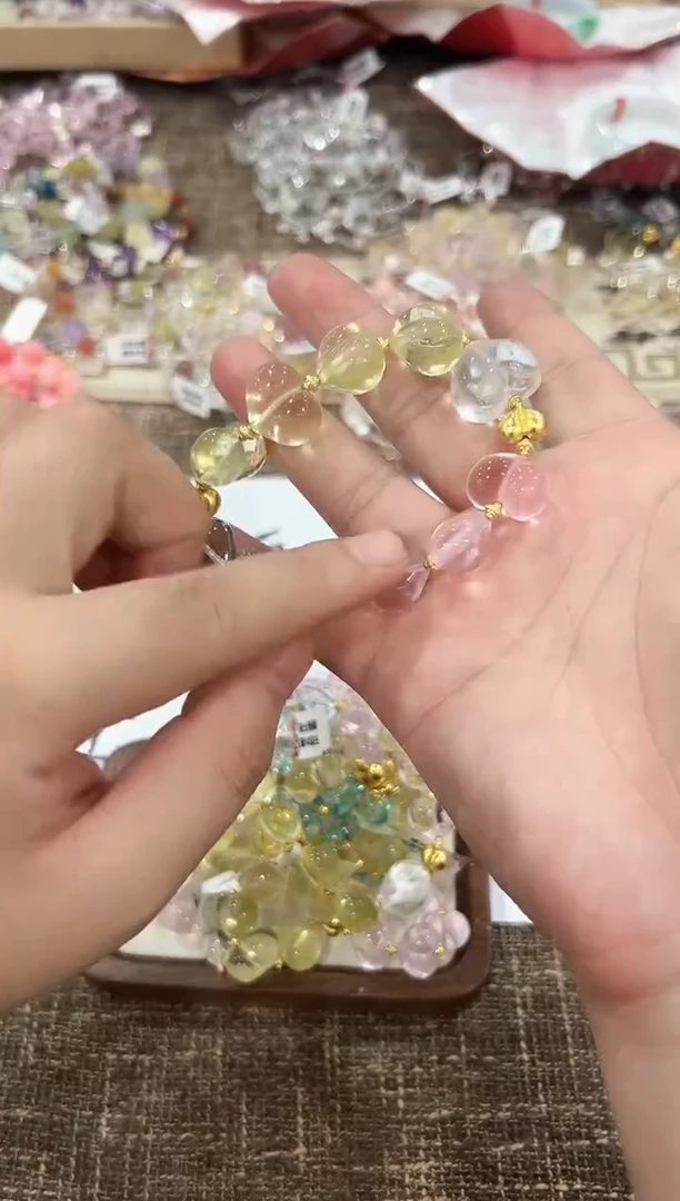 未镶嵌手链水晶九福
