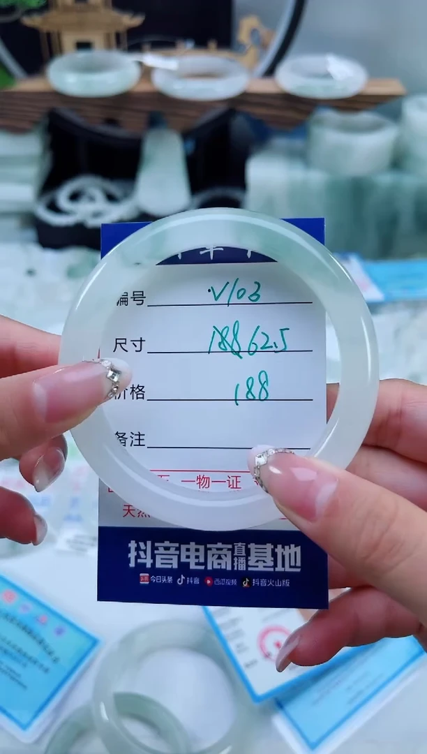 未镶嵌手镯石英质玉（天山翠）103