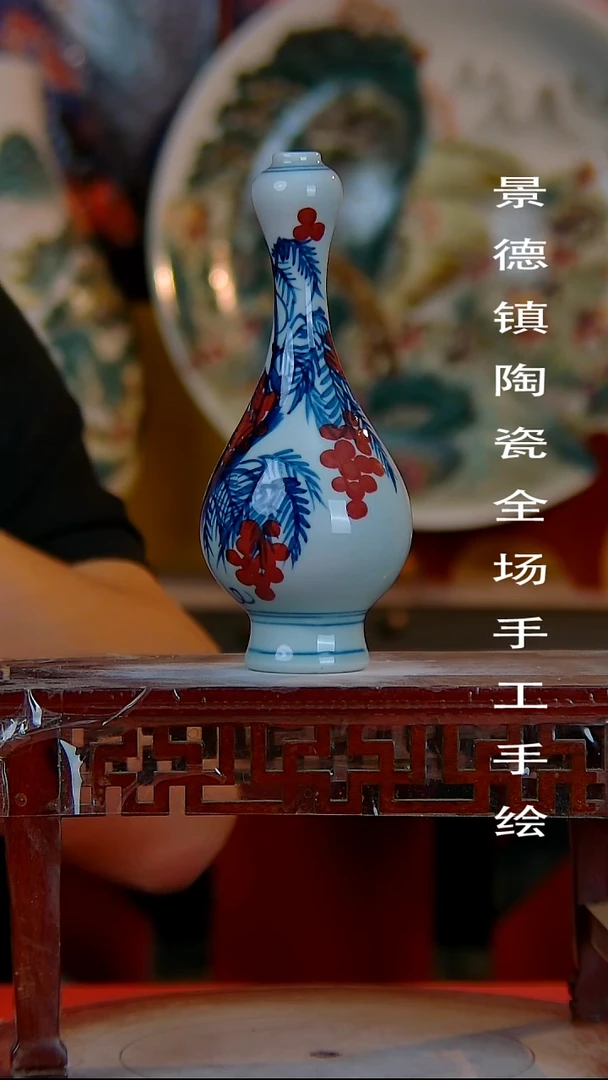 摆件景德镇陶瓷 全场手工手绘
