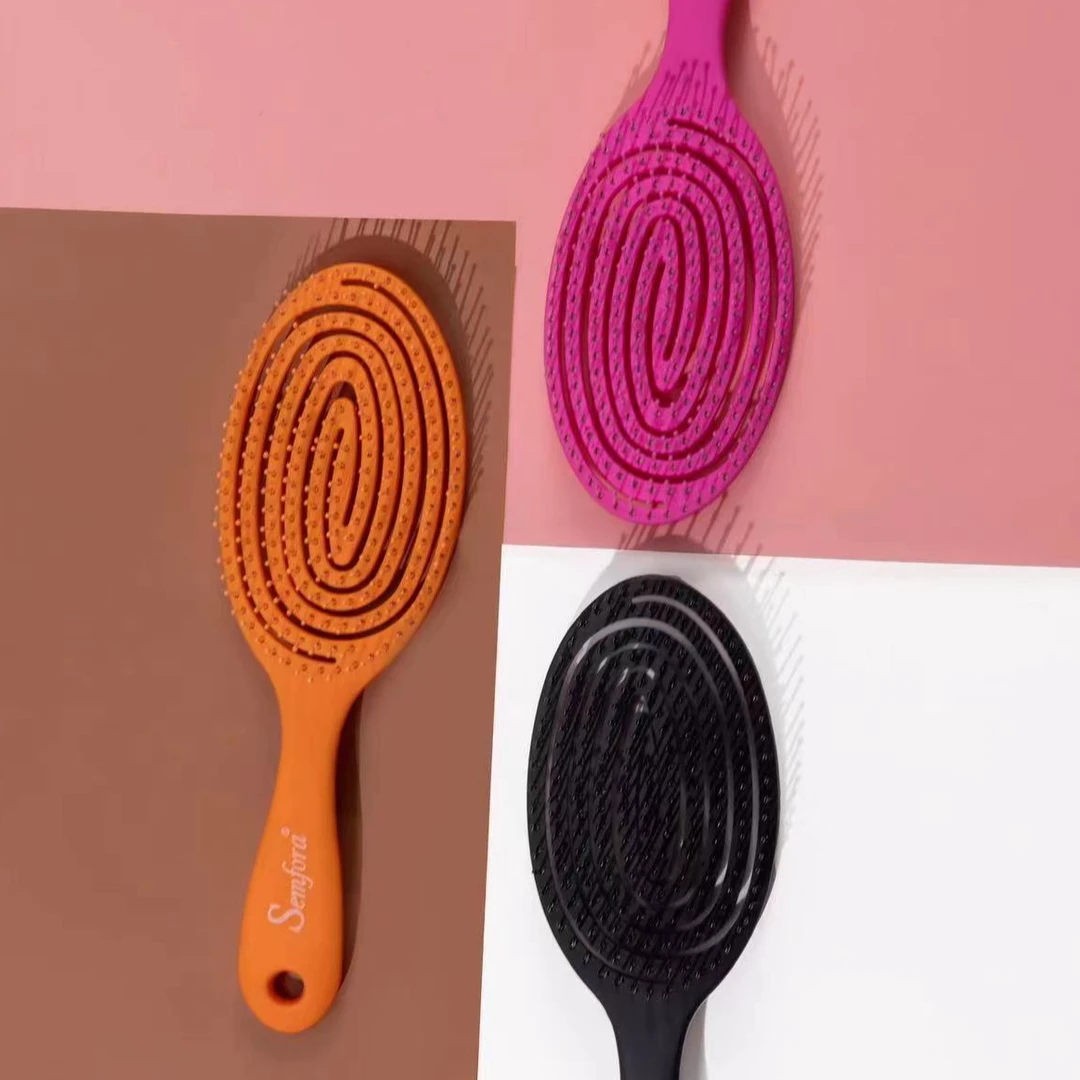 Semfora梳子家用两用防静电卷发梳气垫梳女士蓬松