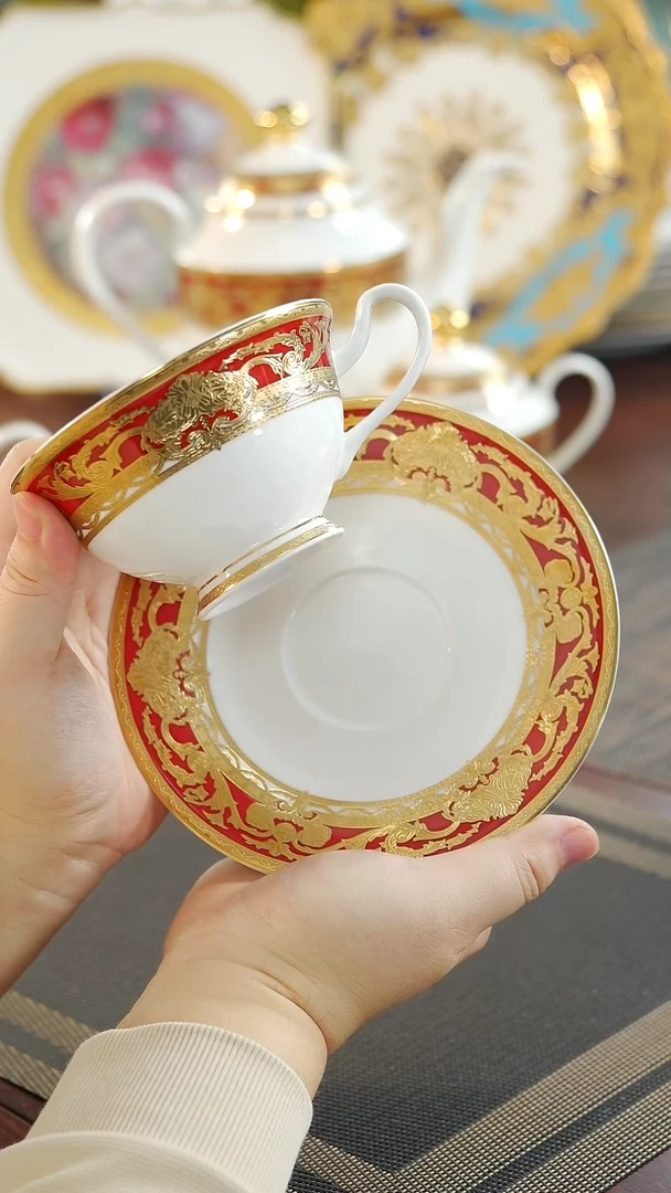 【闪购商品】瓷片两杯两碟 福利价福利价