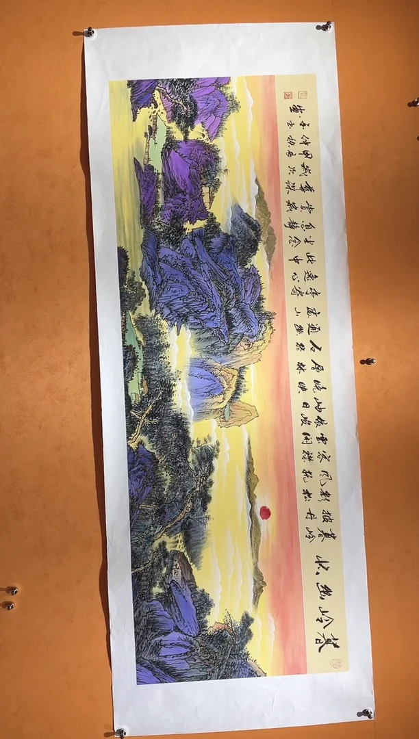 国画刘金玉教授亲笔手绘