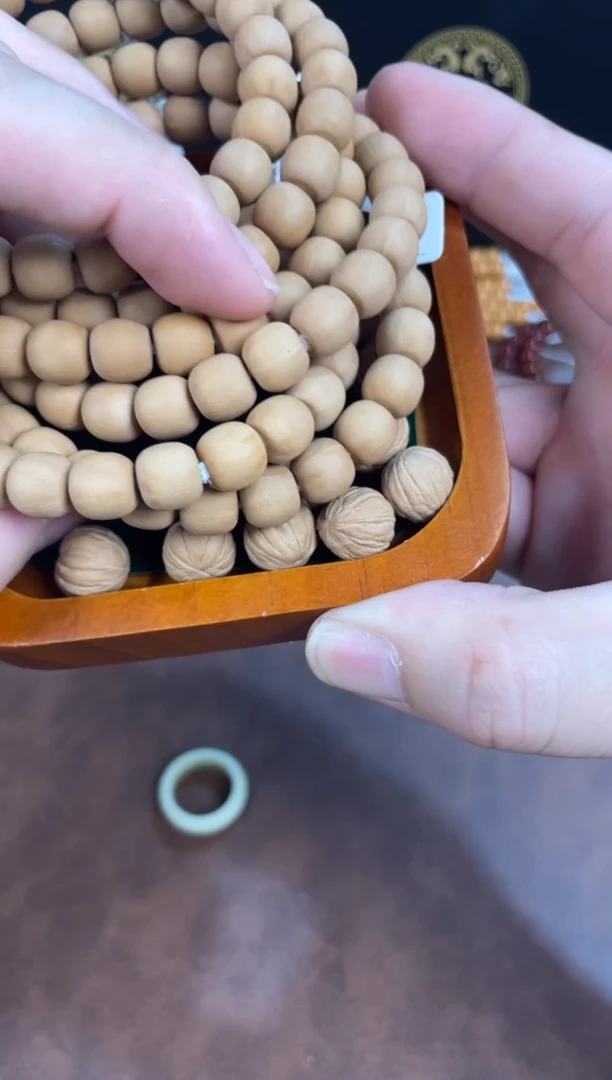 手串猴头核桃哑光猴头原皮原色全品老型珠猴头单圈