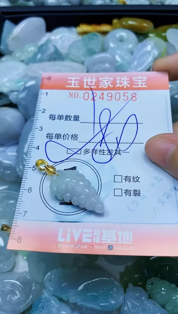 翡翠未镶嵌颈饰闪购0249058多样性发其一