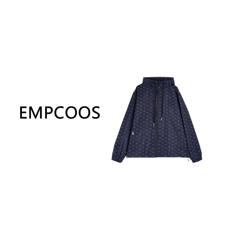 Y118--百搭时尚气质经典复古字母连帽短外套3061