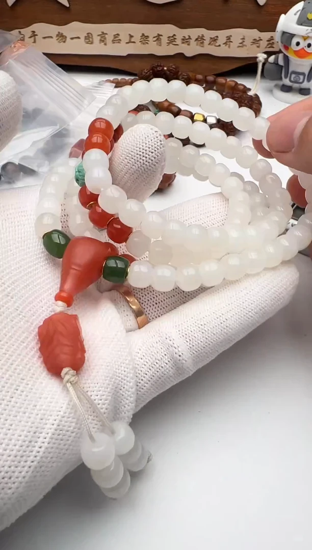 【闪购商品】和田玉（糖玉）手串未镶嵌和田玉长串