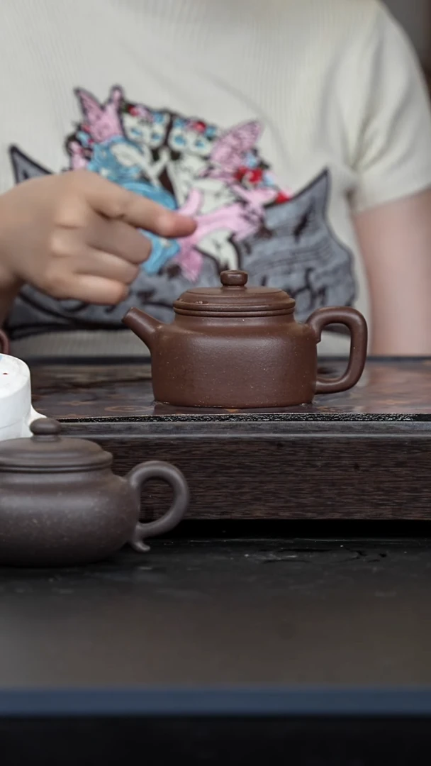 茶壶紫砂天青德钟-