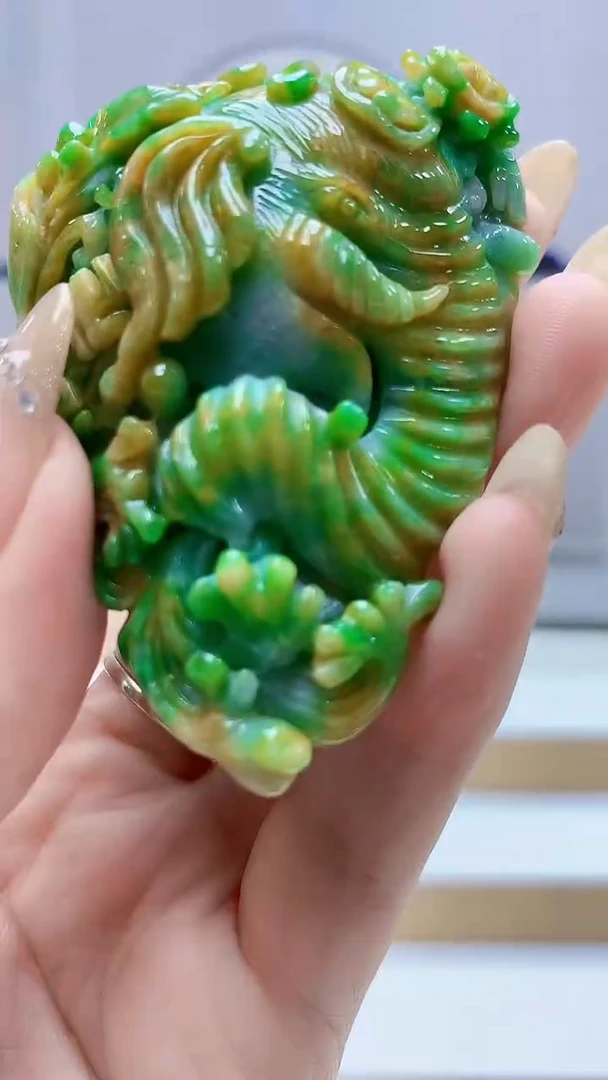 未镶嵌定制翡翠4852DD-毛货挂件123