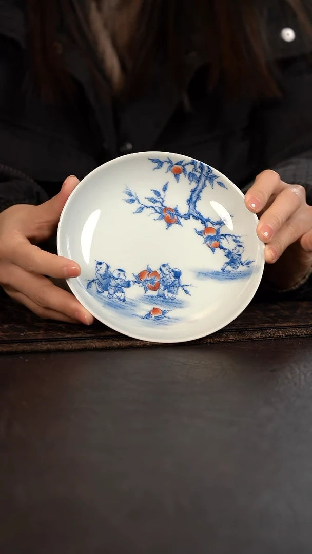 【闪购商品】杯聚澜堂九桃五福大壶承