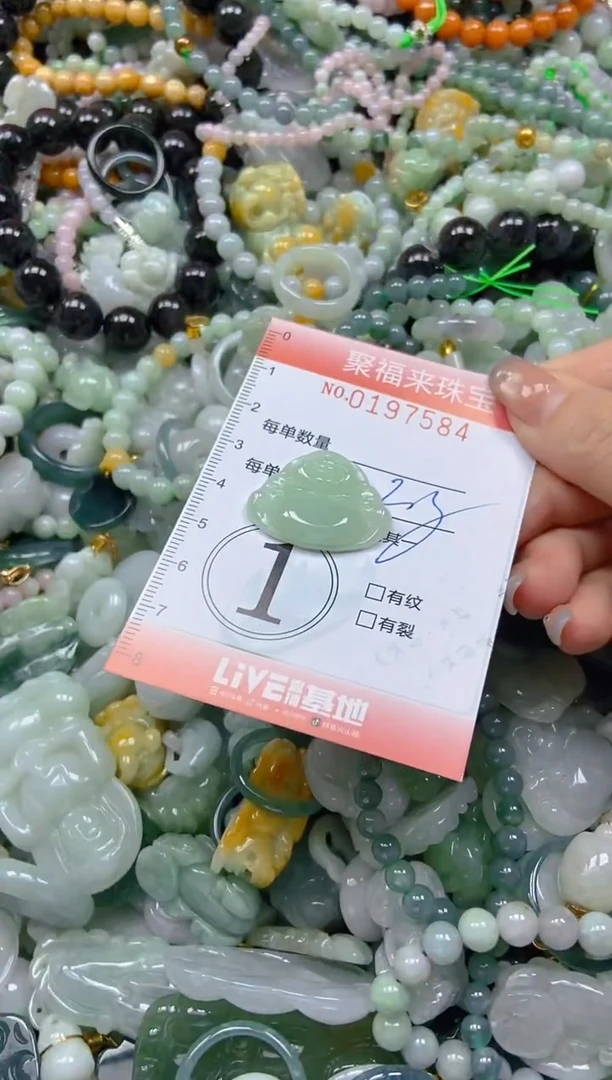 翡翠未镶嵌颈饰闪购0197584