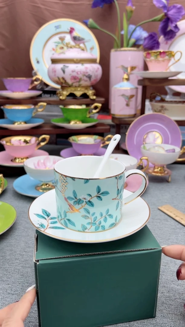 【闪购商品】安娜春日茶园杯碟，。，。，。
