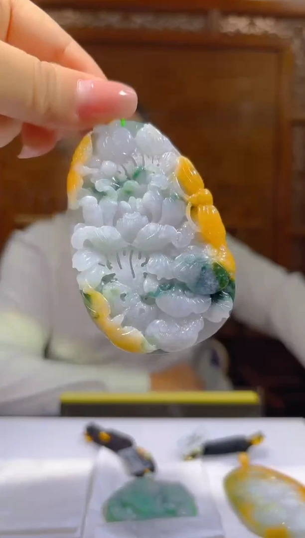 未镶嵌定制翡翠13/1026/C/发其一件/花