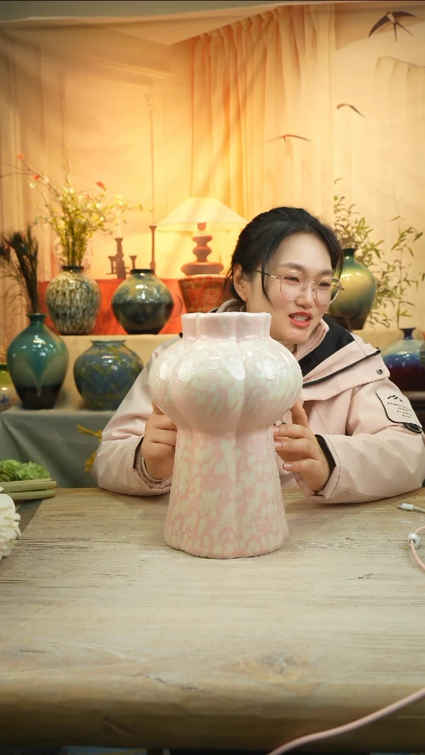 高28口10陶瓷花瓶花器