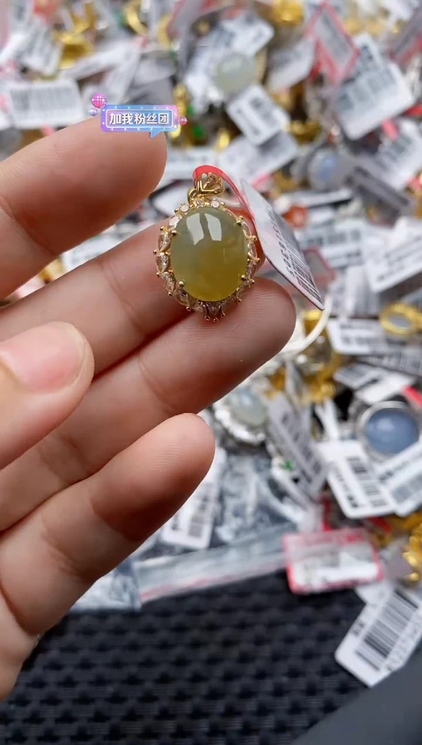 翡翠戒指银S925镶嵌777---3