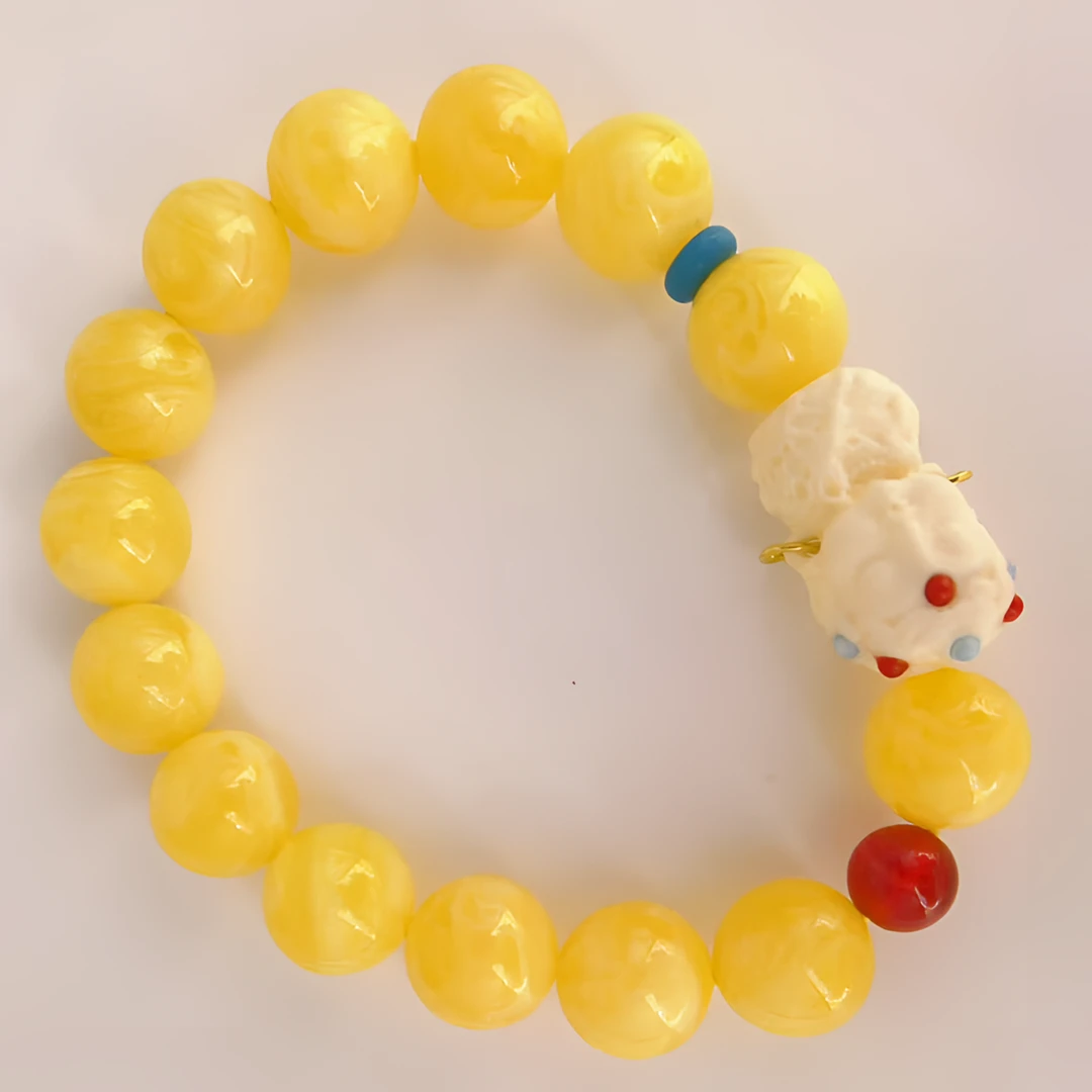 （库存处理）--高定珠宝蜜蜡手串设计款S1210