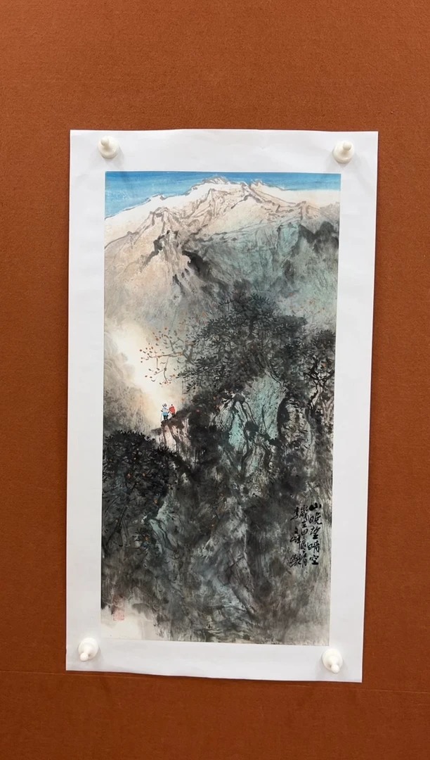 国画李文峰四尺四开水墨山水