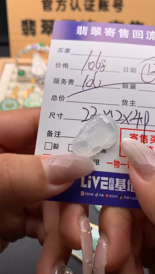 翡翠未镶嵌颈饰10128193